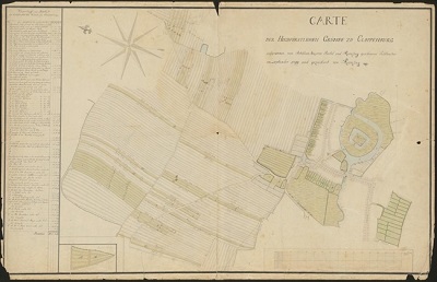 Carte Der Hochfürstlichen Gründe Zu Cloppenburg 1799